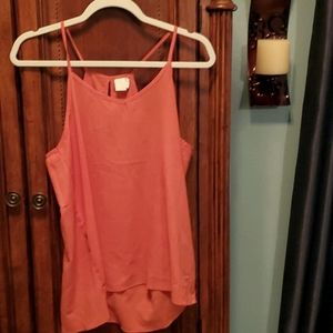 Rust colored sheer cami